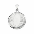 Sterling Silver Round Locket